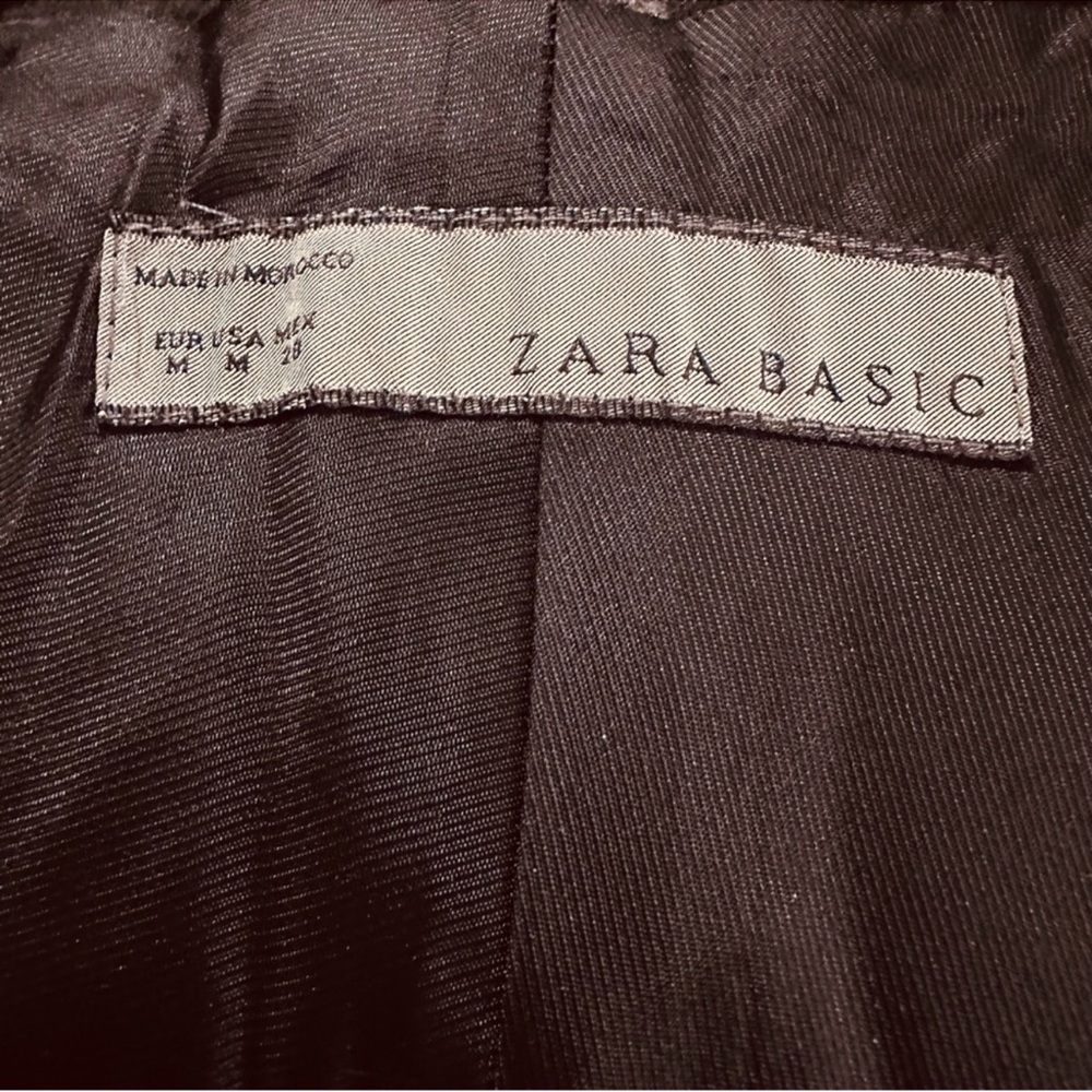 Zara | Cape | Plaid Cape | Beige, Gray & Black - Picture 3 of 7